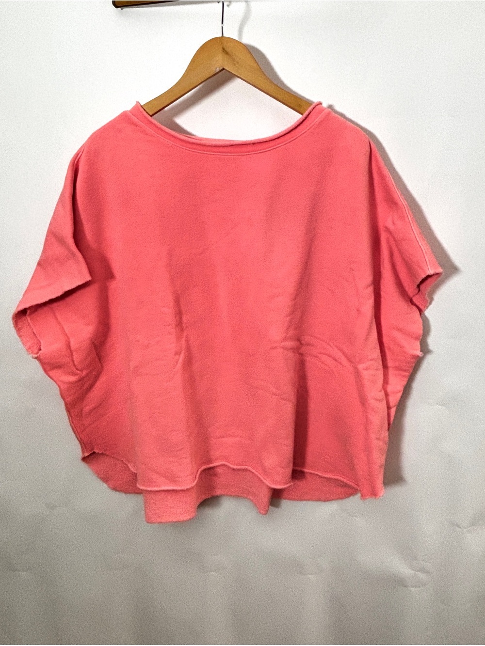 Frank & Eileen Relaxed Short Sleeve YogaTop Sweatshirt one size